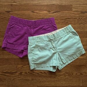 J. Crew chino shorts - Set of 2 pairs
